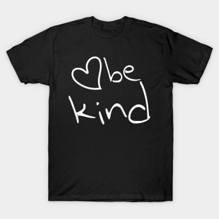 Be Kind For Kindness Modern Text With Heart Shape Art T-Shirt